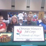2011-August-health-fair CWJC graduates at a health fair