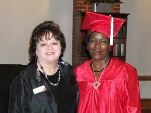 Betty and Marie after Class 15 graduation