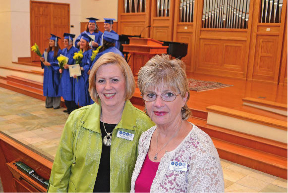 Pam Mohundro and Becky Ellison in Waco Today