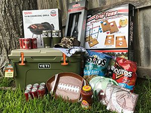 Yeti Cooler and Tailgate - Drawing item